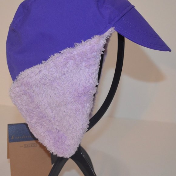 Homemade Musher Hat Purple Waterproof Nylon Upper Shell Fleece Inner Shell OS - Picture 2 of 10